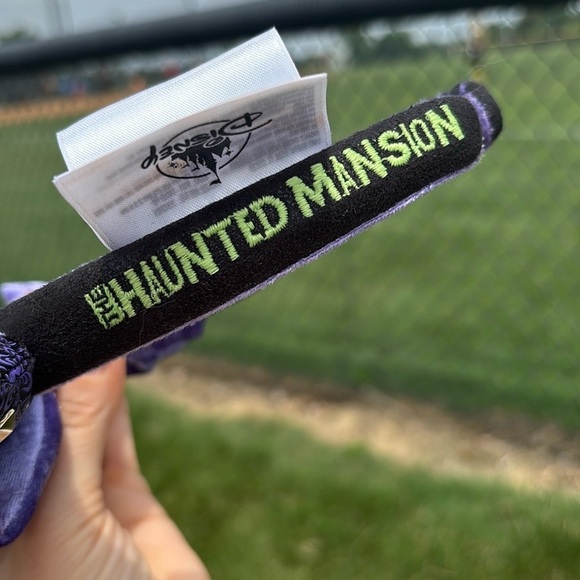 Disney Parks Haunted Mansion Madame Leota Wallpaper Minnie Mouse Ears Headband - Picture 4 of 15